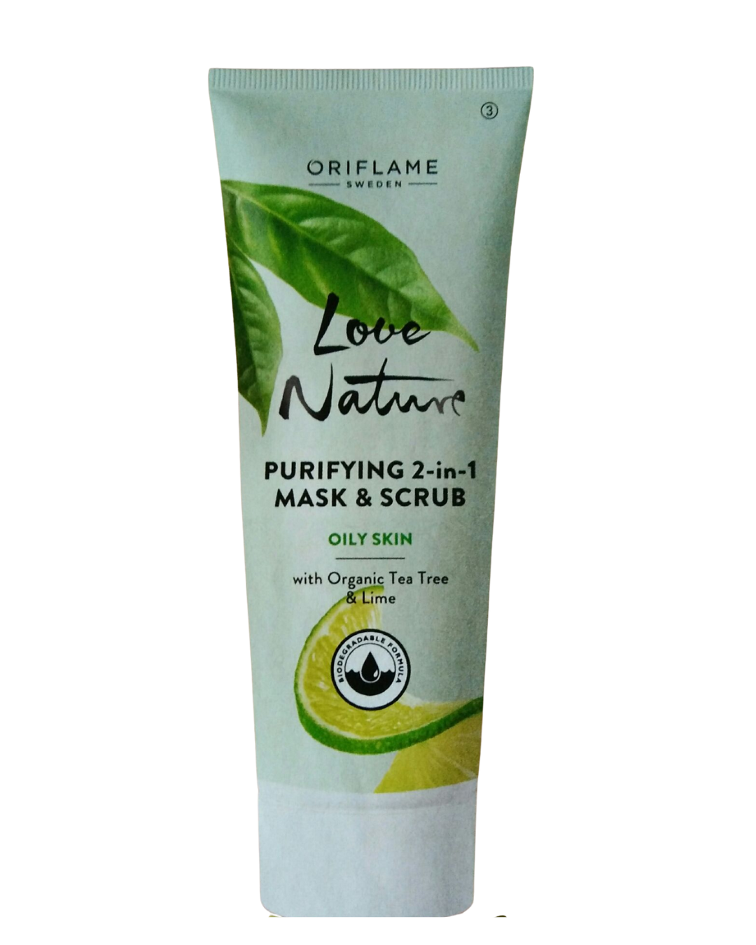 Love Nature Purtifying 2-in-1 Mask & Scrub with Organic Tea Tree & Lime
