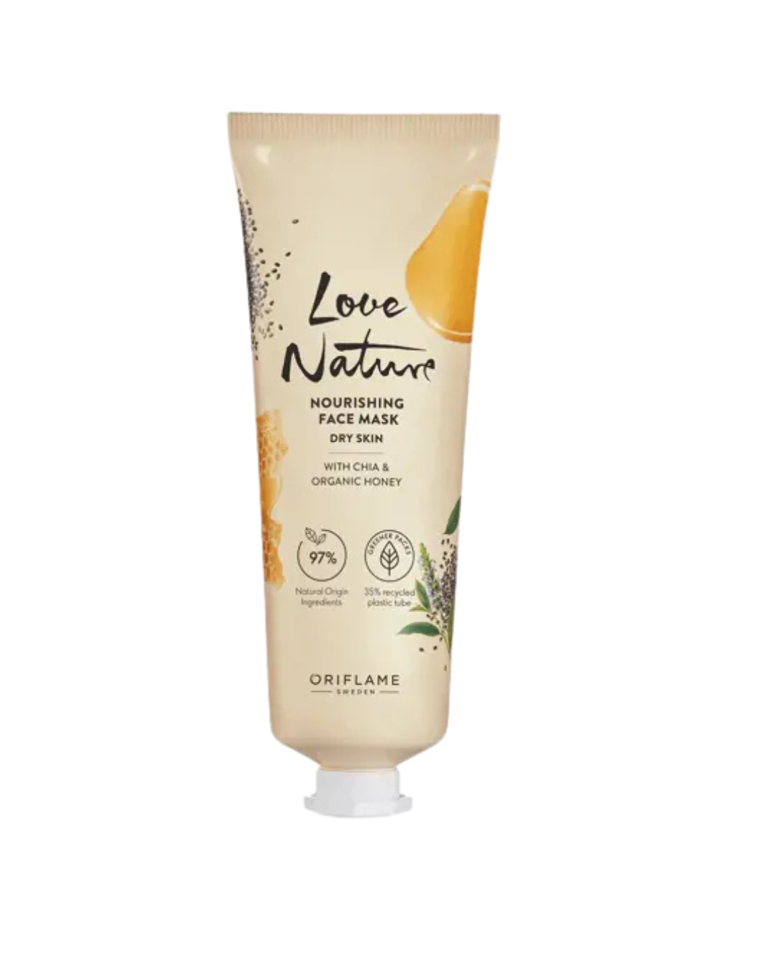Love Nature Nourishing Face Mask with chia & organic honey