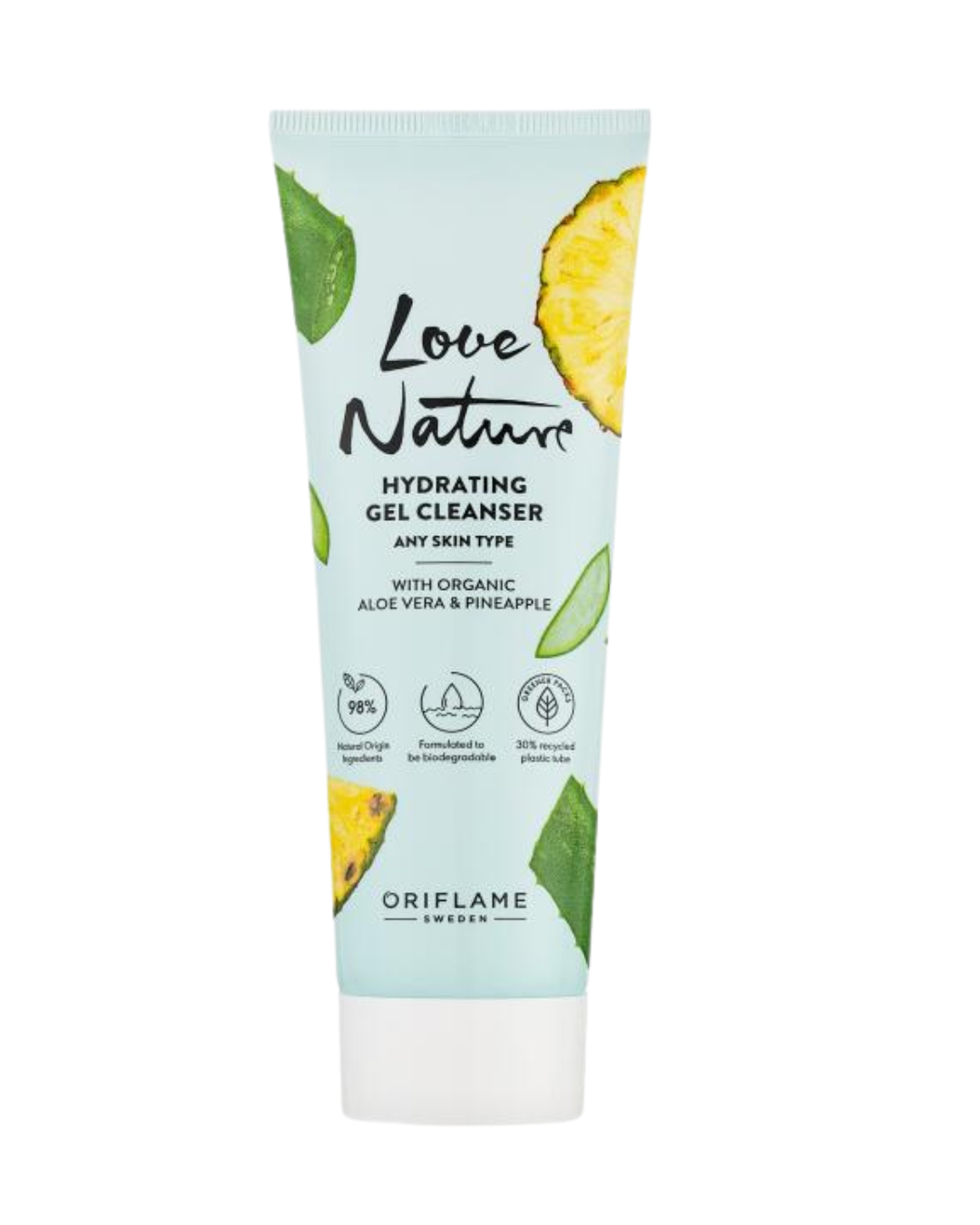 Love Nature Hydrating Gel Cleanser with Organic Aleo Vera & Pineapple