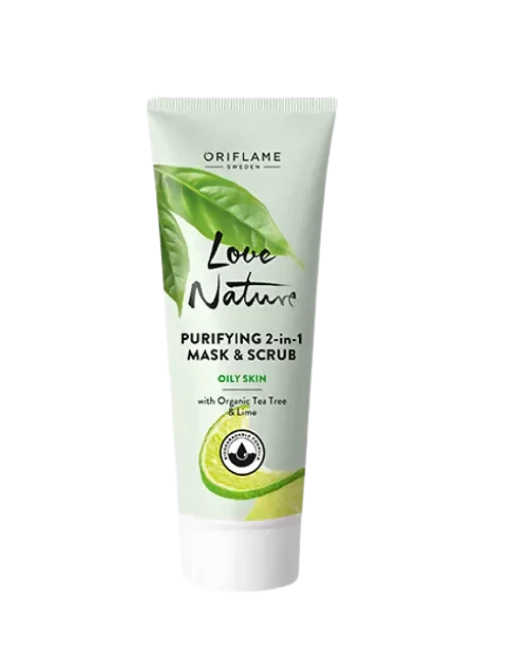 Love Nature Purtifying 2-in-1 Mask & Scrub with Organic Tea Tree & Lime
