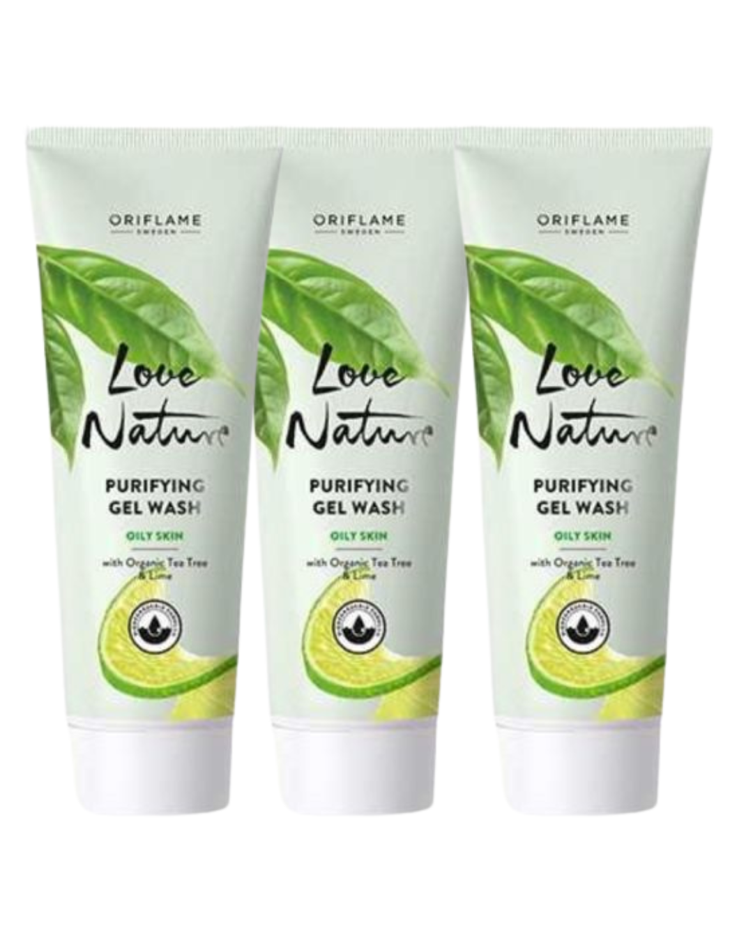 Love Nature Purifying Gel Wash with Organic Tea Tree & Lime