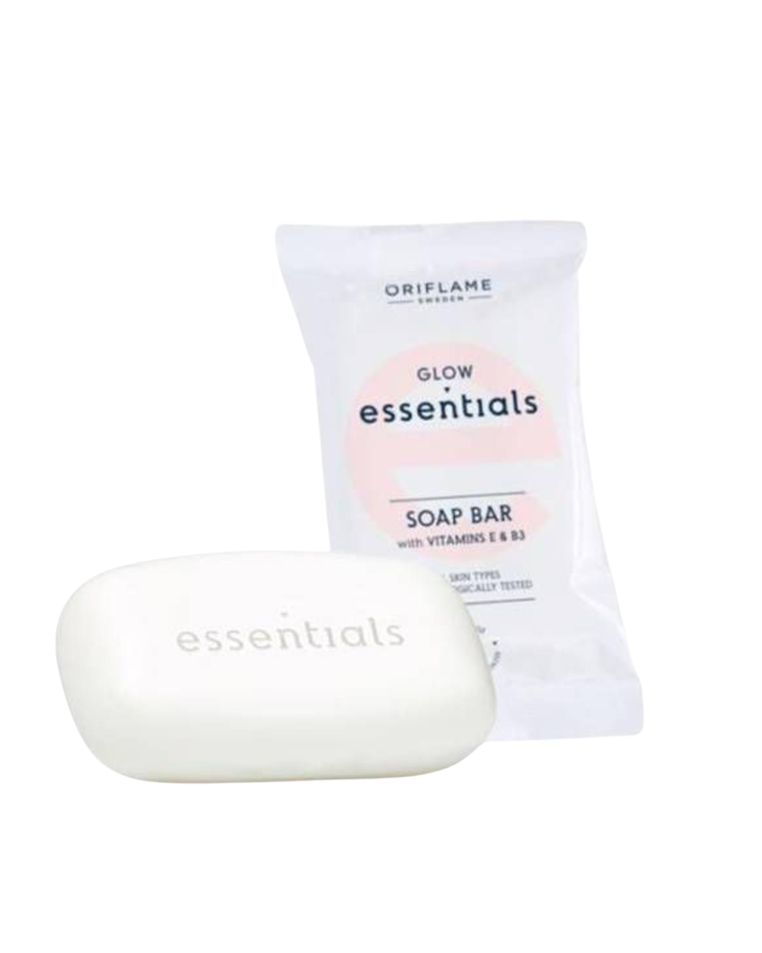 Glow Essentials Soap Bar with vitamins E & B3