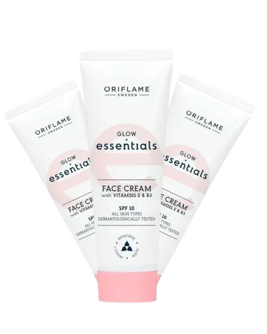 Glow Essentials Cream Face with Vitamins E & B3 SPF 10