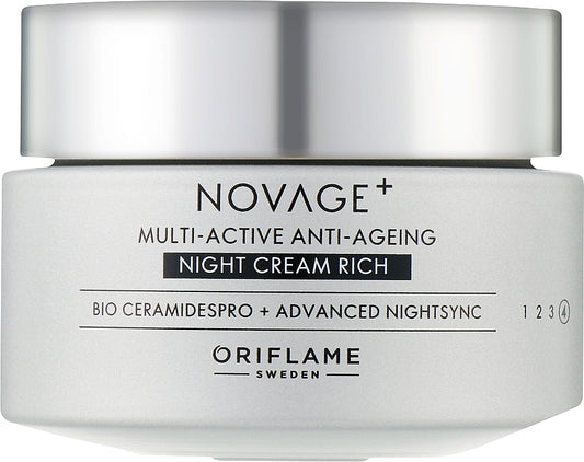 Novage+Multi-Active Anti-Ageing Night Cream Rich 50ml